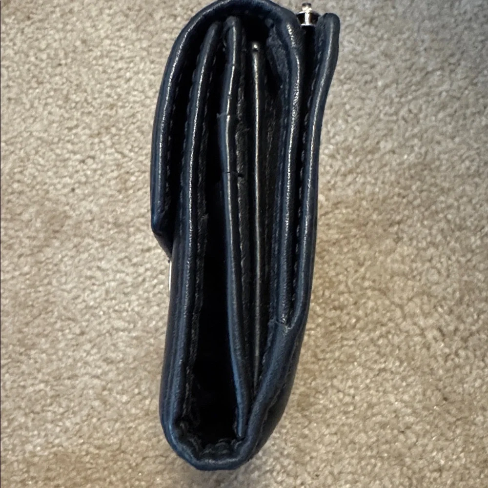 Coach Alexandra Black Leather Slim Envelope Wallet, GUC - Picture 8 of 9